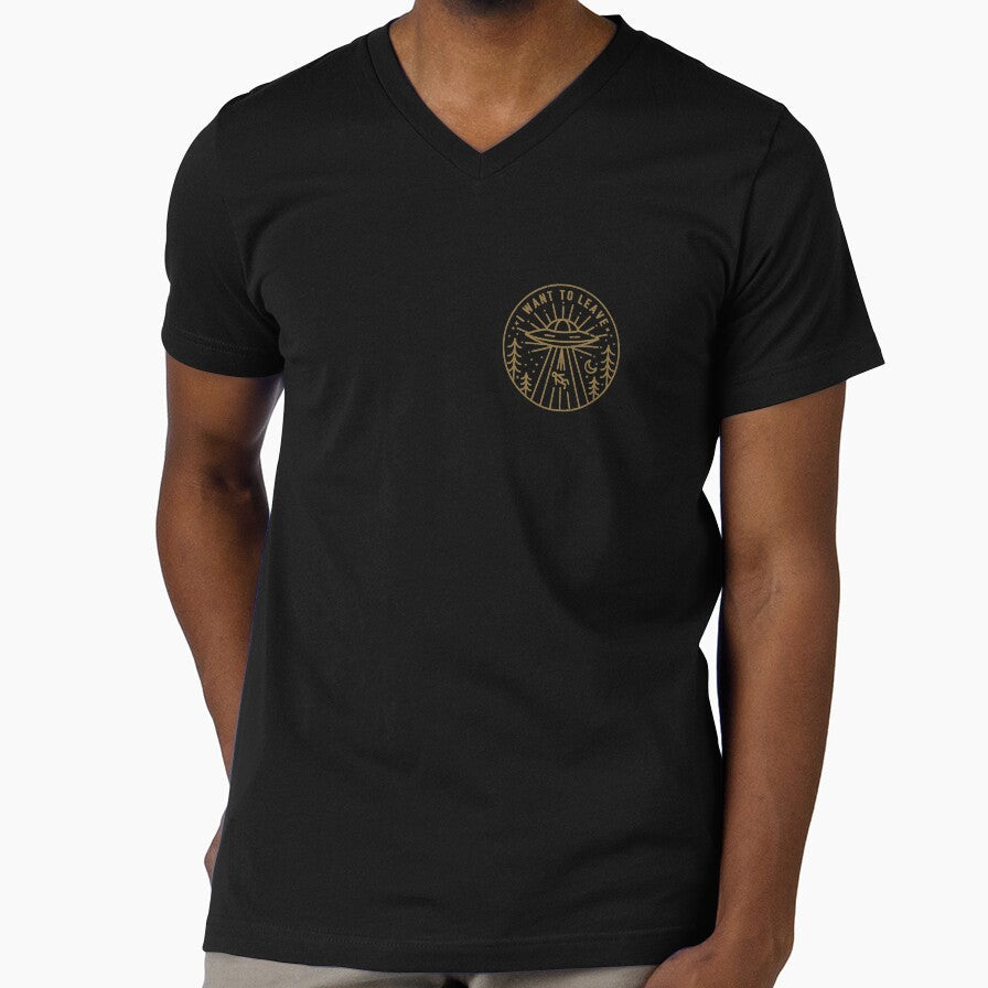 I Want To Leave - Pocket by rfad Unisex T-shirt, Sweatshirt, Hoodie, Long Sleeve Tee - T-Shirt, Sweatshirt, Hoodie