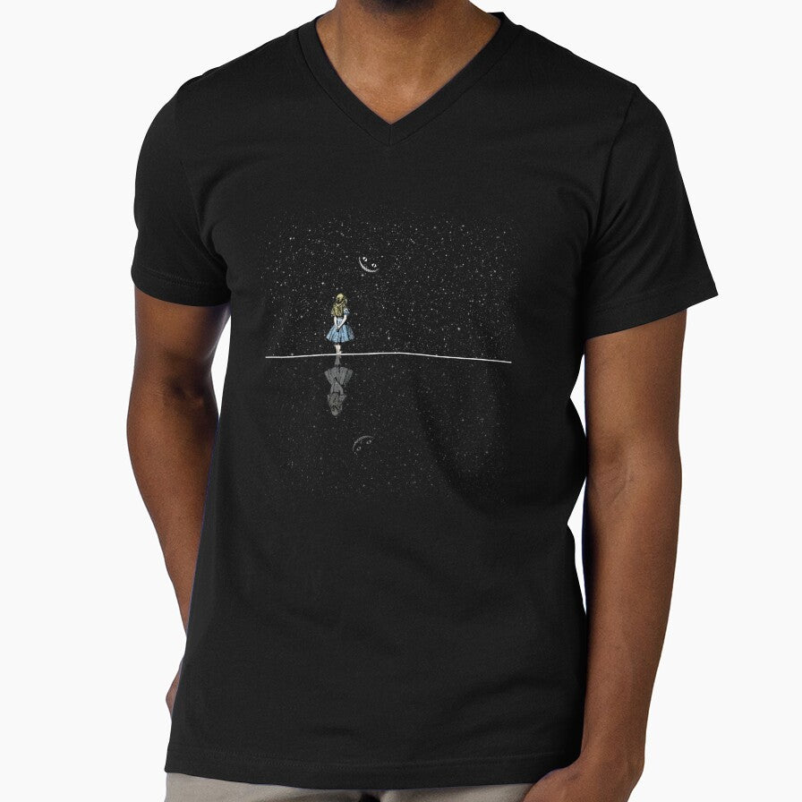 Alice In Wonderland Starry Night by maryedenoa Unisex T-shirt, Sweatshirt, Hoodie, Long Sleeve Tee - T-Shirt, Sweatshirt, Hoodie