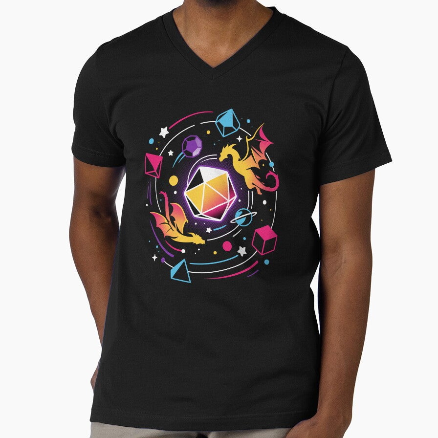 Dragon Dice Solar System - Fantasy Gamer by Snouleaf Unisex T-shirt, Sweatshirt, Hoodie, Long Sleeve Tee - T-Shirt, Sweatshirt, Hoodie