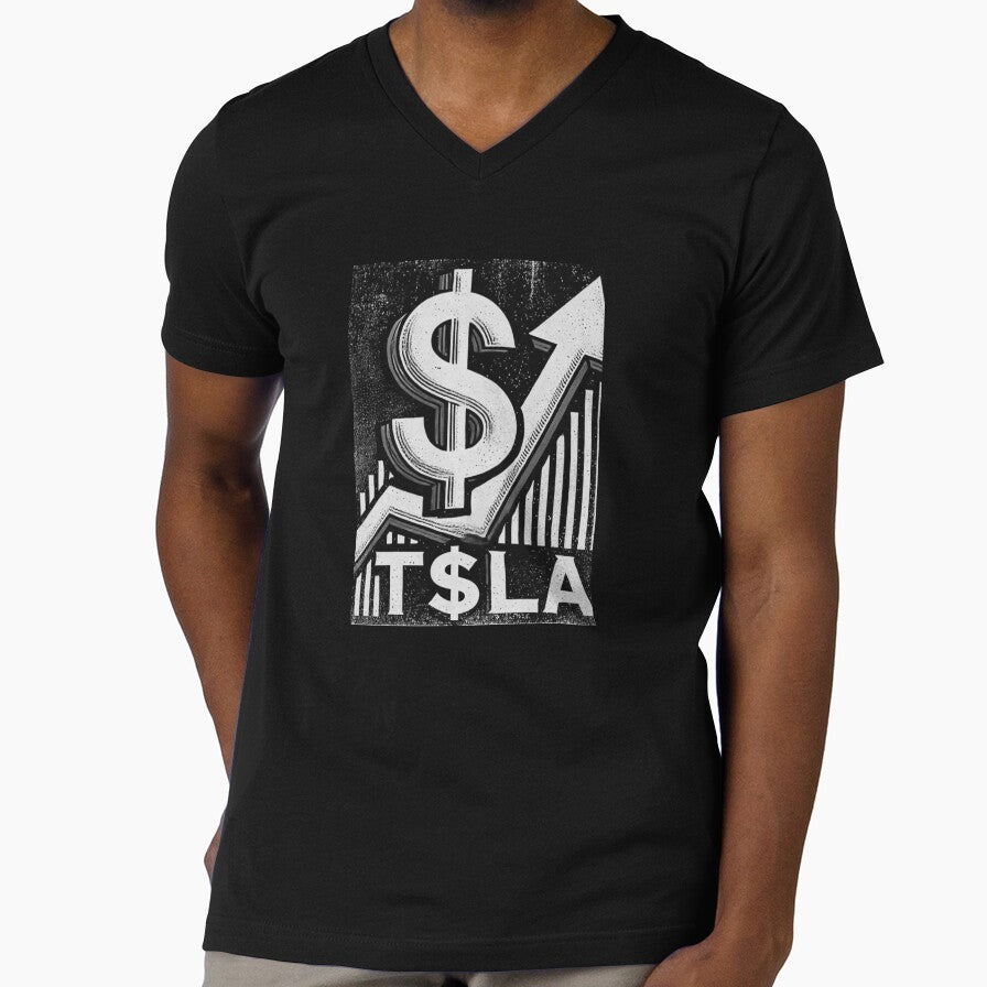 Copy of TSLA Tesla Stock Investor Shirt Electric Vehicle Trader Stock Market Apparel by TEEJAMBOREE - T-Shirt, Sweatshirt, Hoodie