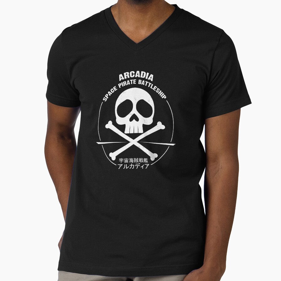 Arcadia - Captain Harlock by Anna R. Carrino Unisex T-shirt, Sweatshirt, Hoodie, Long Sleeve Tee - T-Shirt, Sweatshirt, Hoodie