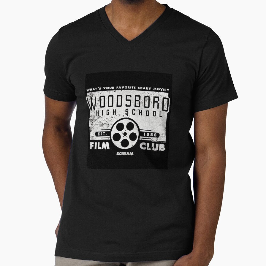 Scream horror film club movie woodsboro  Classic T-Shirt by TressaLett Unisex T-shirt, Sweatshirt, Hoodie, Long Sleeve Tee - T-Shirt, Sweatshirt, Hoodie