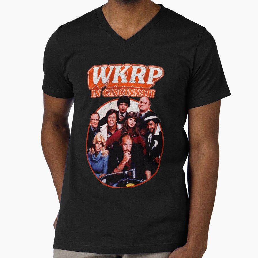 WKRP In Cincinnati Retro Art by LeonVogel Unisex T-shirt, Sweatshirt, Hoodie, Long Sleeve Tee - T-Shirt, Sweatshirt, Hoodie