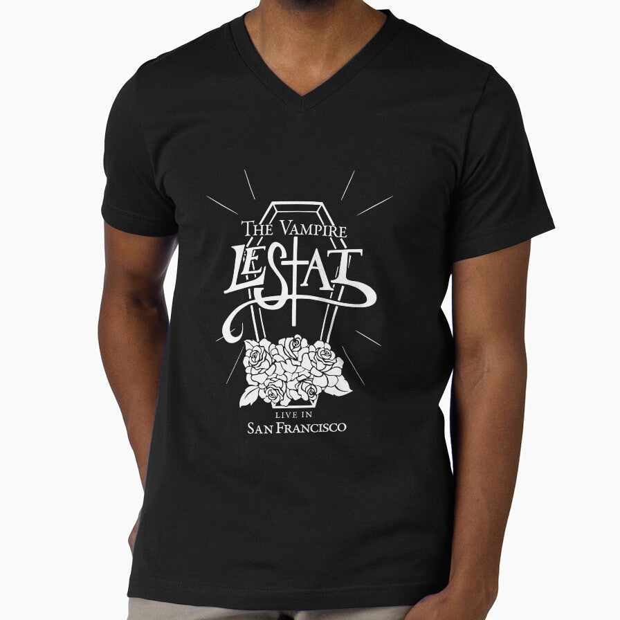 Lestat Live in San Francisco White by monastoremx Unisex T-shirt, Sweatshirt, Hoodie, Long Sleeve Tee - T-Shirt, Sweatshirt, Hoodie