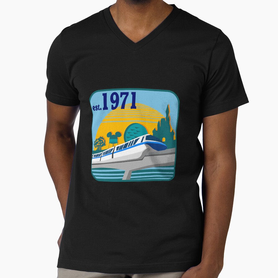Monorail Blue by NickalusMas Unisex T-shirt, Sweatshirt, Hoodie, Long Sleeve Tee - T-Shirt, Sweatshirt, Hoodie