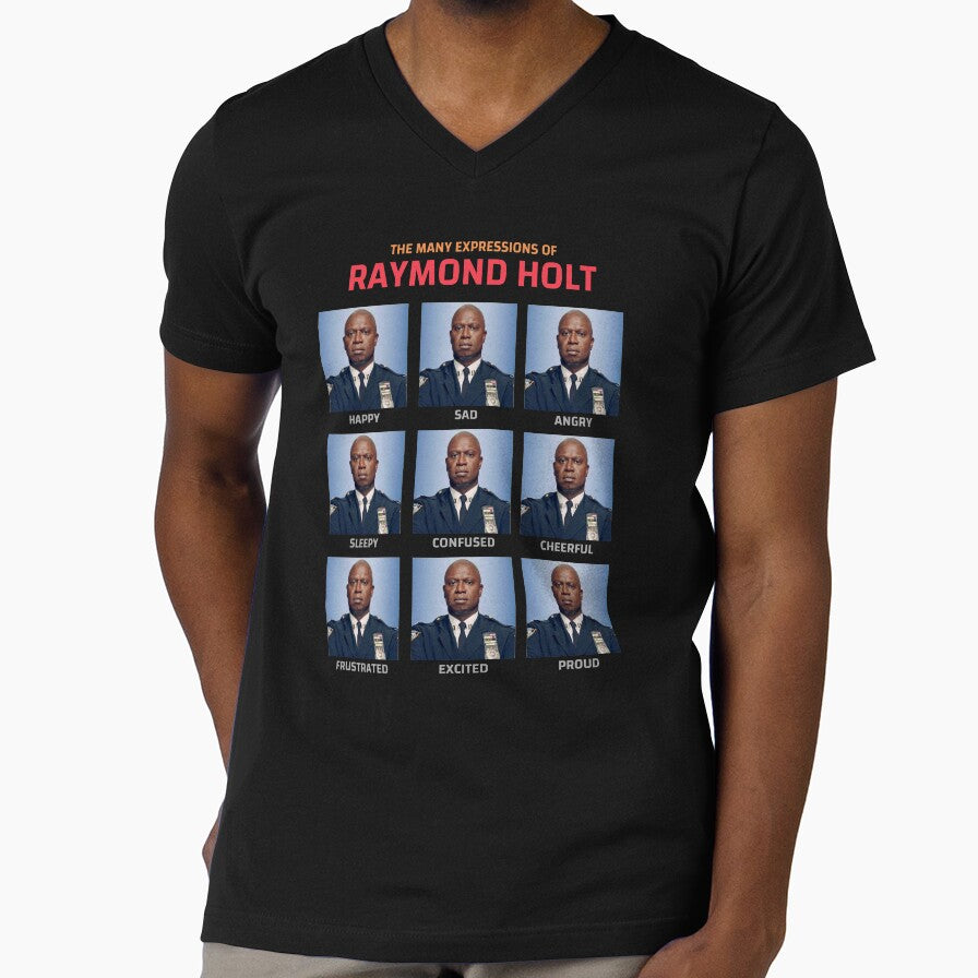 Many moods of Holt by Retro-Freak Unisex T-shirt, Sweatshirt, Hoodie, Long Sleeve Tee - T-Shirt, Sweatshirt, Hoodie