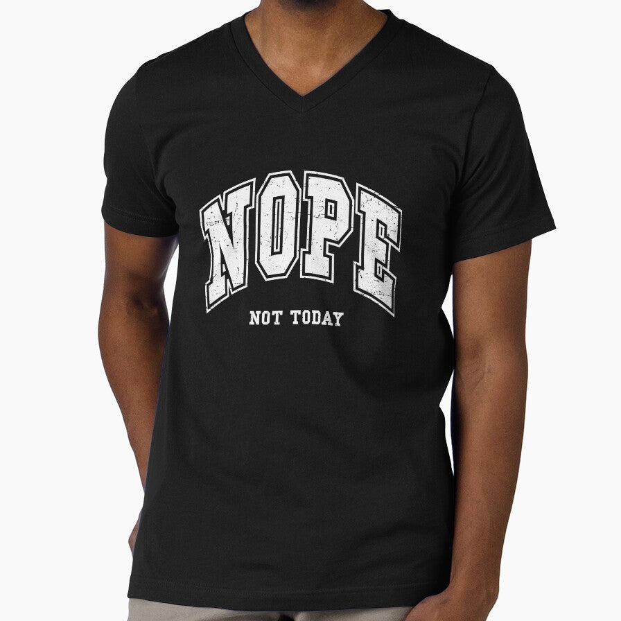 Nope, Not Today  Minimalist Refusal by Aredbox Unisex T-shirt, Sweatshirt, Hoodie, Long Sleeve Tee - T-Shirt, Sweatshirt, Hoodie