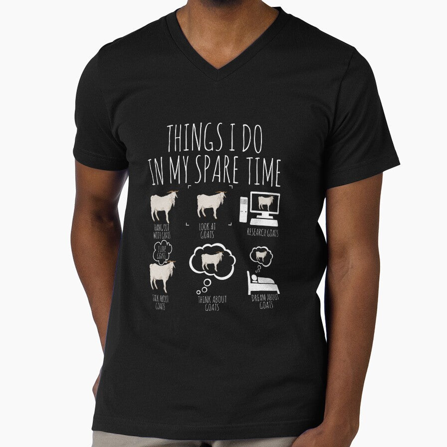 Funny Things I Do In My Spare Time Goats Lovers Farmers NL by Williams112 Unisex T-shirt, Sweatshirt, Hoodie, Long Sleeve Tee - T-Shirt, Sweatshirt, Hoodie