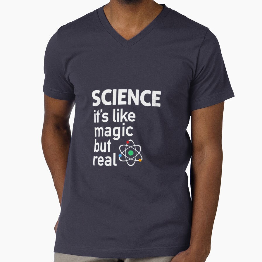 Science like magic but real by Swirlstache Unisex T-shirt, Sweatshirt, Hoodie, Long Sleeve Tee - T-Shirt, Sweatshirt, Hoodie