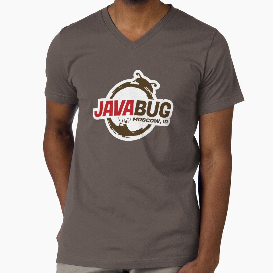 Java Bug Coffee Mug Ring Logo Moscow Idaho by DOODL Unisex T-shirt, Sweatshirt, Hoodie, Long Sleeve Tee - T-Shirt, Sweatshirt, Hoodie