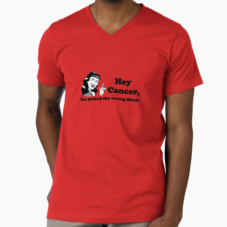 Hey Cancer, you picked the wrong Bitch! by damiang Unisex T-shirt, Sweatshirt, Hoodie, Long Sleeve Tee - T-Shirt, Sweatshirt, Hoodie