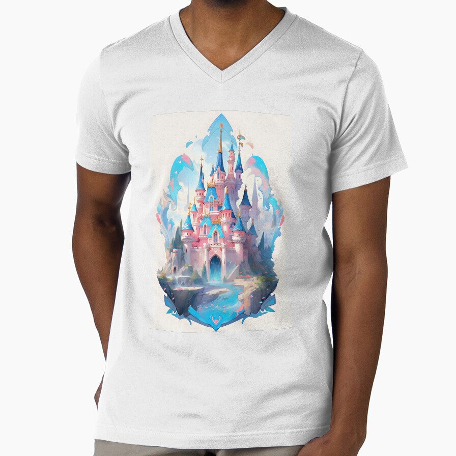 fairy tale castle in paris by ladivinefactory Unisex T-shirt, Sweatshirt, Hoodie, Long Sleeve Tee - T-Shirt, Sweatshirt, Hoodie