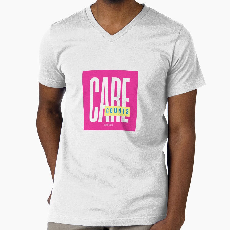 Care Counts! by AECEOntario Unisex T-shirt, Sweatshirt, Hoodie, Long Sleeve Tee - T-Shirt, Sweatshirt, Hoodie