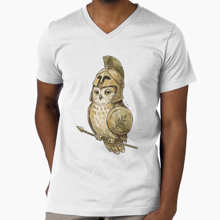 Greek Mythology: Athena the Wise Owl by bapupa Unisex T-shirt, Sweatshirt, Hoodie, Long Sleeve Tee - T-Shirt, Sweatshirt, Hoodie