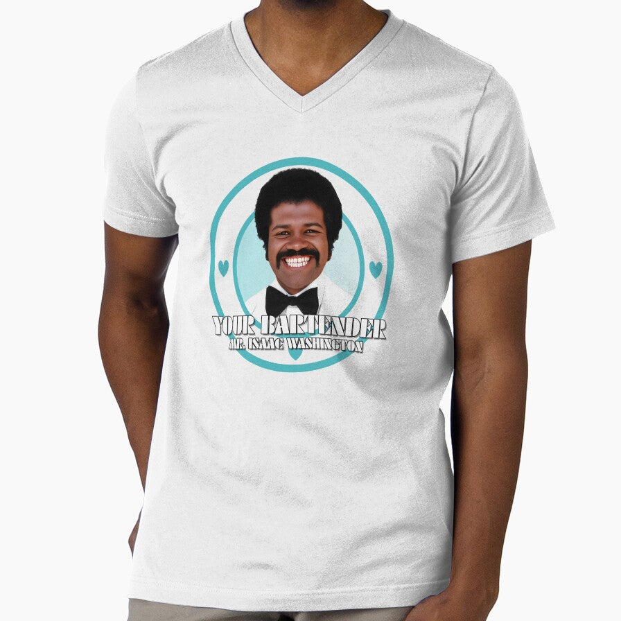 The Love Boat - Isaac Washington Your Bartender by ourkid Unisex T-shirt, Sweatshirt, Hoodie, Long Sleeve Tee - T-Shirt, Sweatshirt, Hoodie
