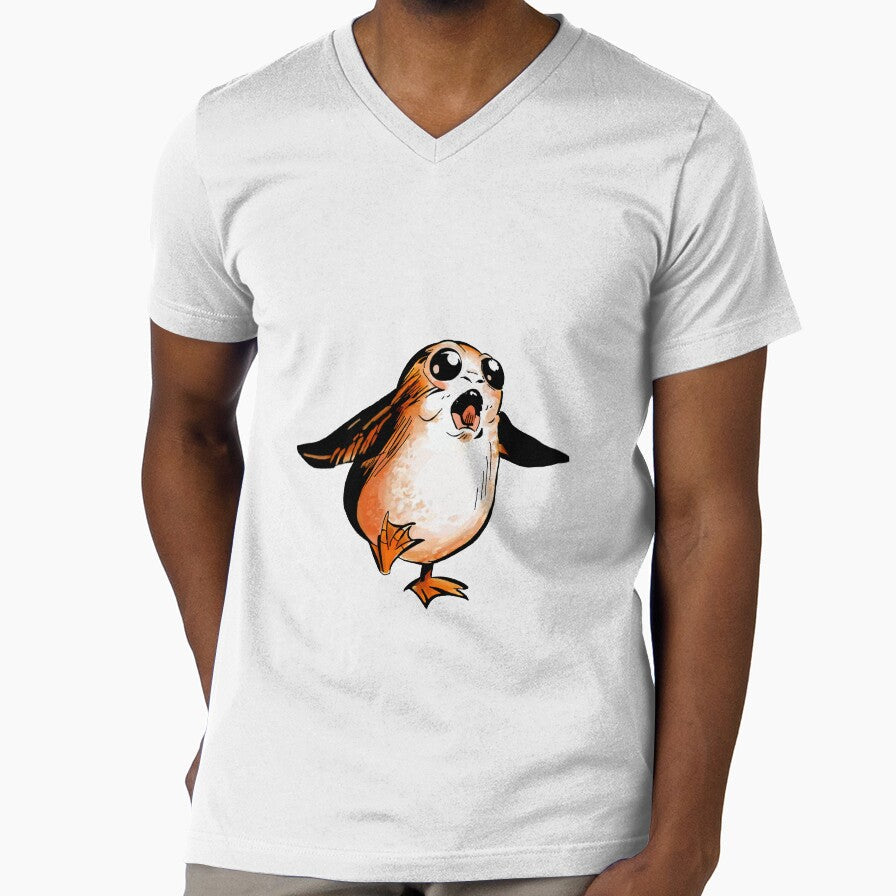 Space Alien Chicken Puffin Squaking by Maartje de Volder Unisex T-shirt, Sweatshirt, Hoodie, Long Sleeve Tee - T-Shirt, Sweatshirt, Hoodie