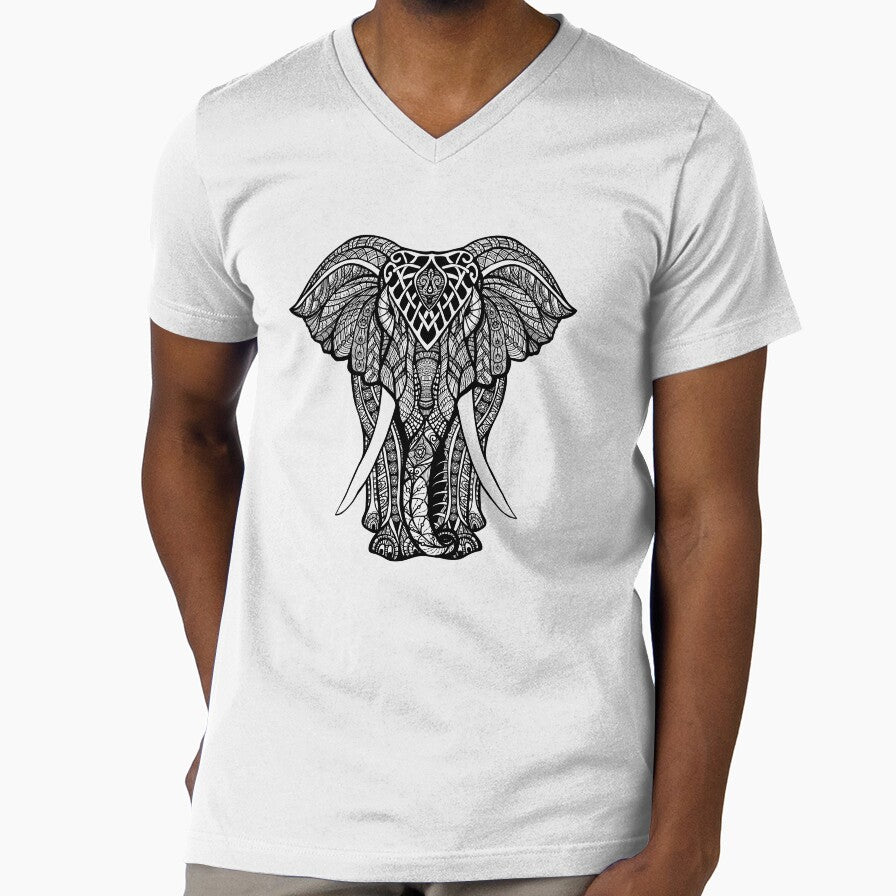 Strong Mandala Elephant by kenix73 Unisex T-shirt, Sweatshirt, Hoodie, Long Sleeve Tee - T-Shirt, Sweatshirt, Hoodie