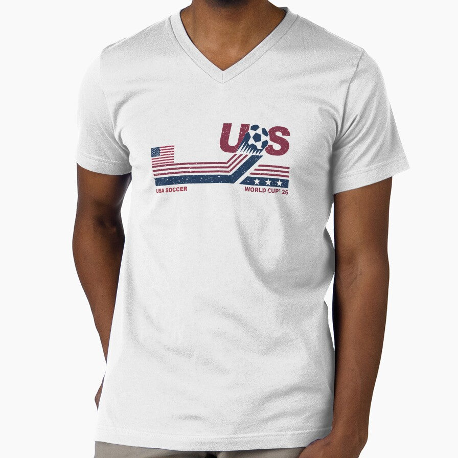 USA Soccer World by StickyWycky Unisex T-shirt, Sweatshirt, Hoodie, Long Sleeve Tee - T-Shirt, Sweatshirt, Hoodie