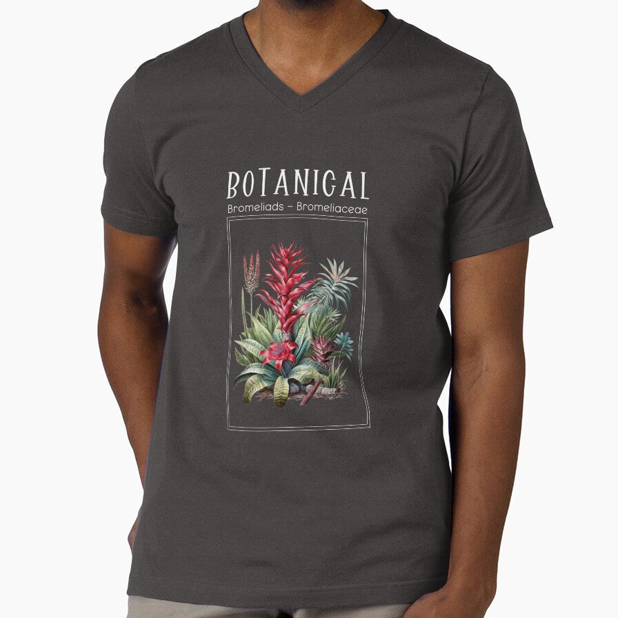 Bromeliads - Bromeliaceae - Botanical Collection by StudioRedKoala Unisex T-shirt, Sweatshirt, Hoodie, Long Sleeve Tee - T-Shirt, Sweatshirt, Hoodie