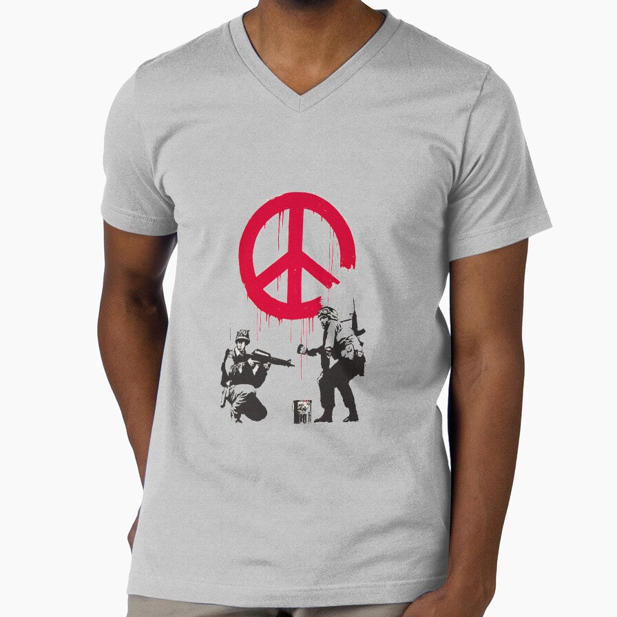 Banksy - CND by HouseofBalloon Unisex T-shirt, Sweatshirt, Hoodie, Long Sleeve Tee - T-Shirt, Sweatshirt, Hoodie