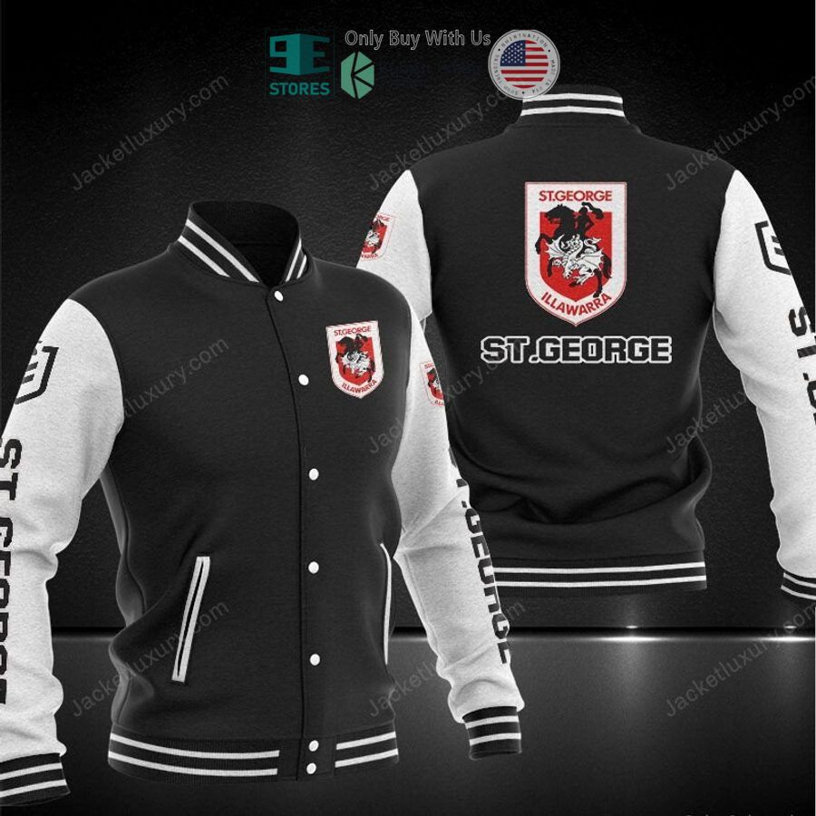 BEST St. George Illawarra Dragons Baseball Jacket Unisex T-shirt, Sweatshirt, Hoodie, Long Sleeve Tee - T-Shirt, Sweatshirt, Hoodie