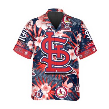 St. Louis Cardinals Floral Passion Hawaiian Shirt Unisex T-shirt, Sweatshirt, Hoodie, Long Sleeve Tee - T-Shirt, Sweatshirt, Hoodie