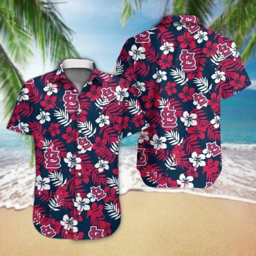 St. Louis Cardinals Tropical Floral Hawaiian Shirt Unisex T-shirt, Sweatshirt, Hoodie, Long Sleeve Tee - T-Shirt, Sweatshirt, Hoodie