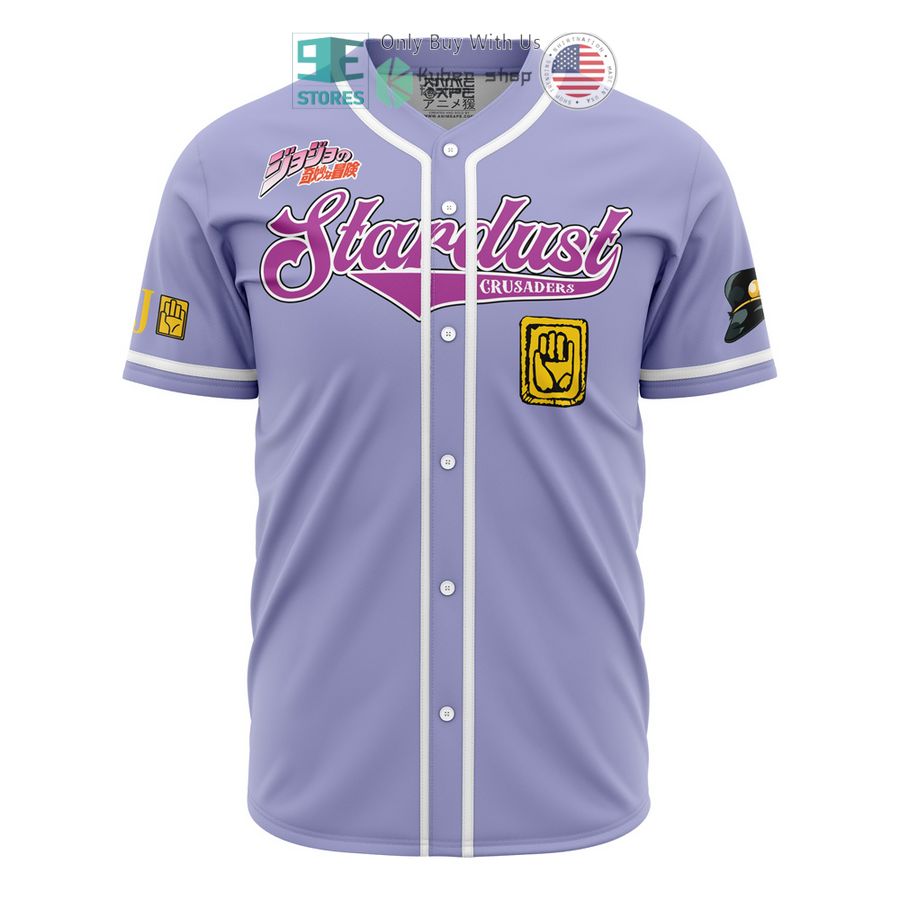 BEST Stardust Crusaders Jojo's Bizarre Adventure Baseball Jersey Unisex T-shirt, Sweatshirt, Hoodie, Long Sleeve Tee - T-Shirt, Sweatshirt, Hoodie
