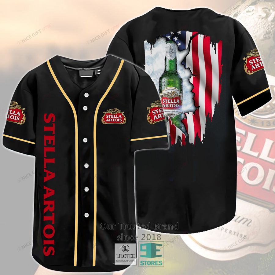 Stella Artois Baseball Jersey Unisex T-shirt, Sweatshirt, Hoodie, Long Sleeve Tee - T-Shirt, Sweatshirt, Hoodie