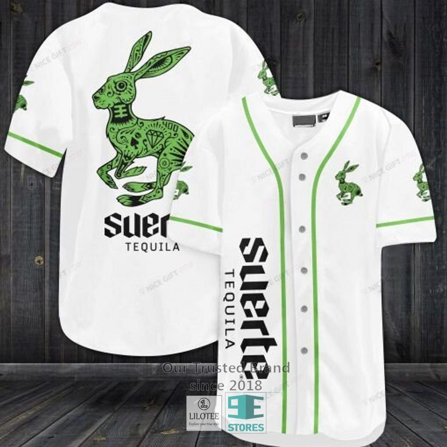 Suerte Tequila Baseball Jersey Unisex T-shirt, Sweatshirt, Hoodie, Long Sleeve Tee - T-Shirt, Sweatshirt, Hoodie