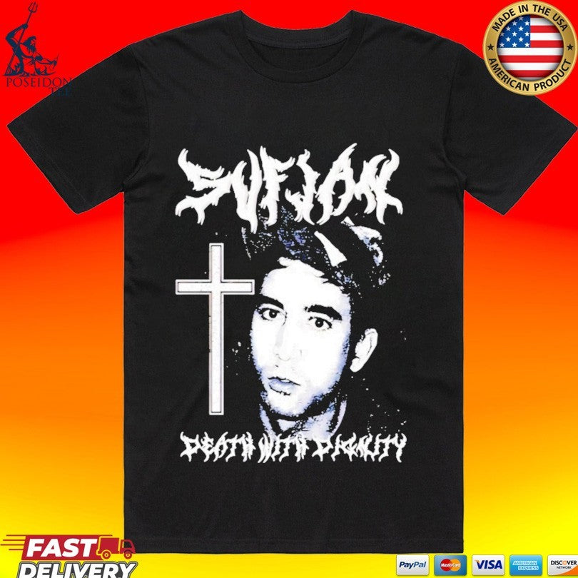 Sufjan Death With Dignity Indie Folk Musician T-shirt Unisex T-shirt, Sweatshirt, Hoodie, Long Sleeve Tee - T-Shirt, Sweatshirt, Hoodie