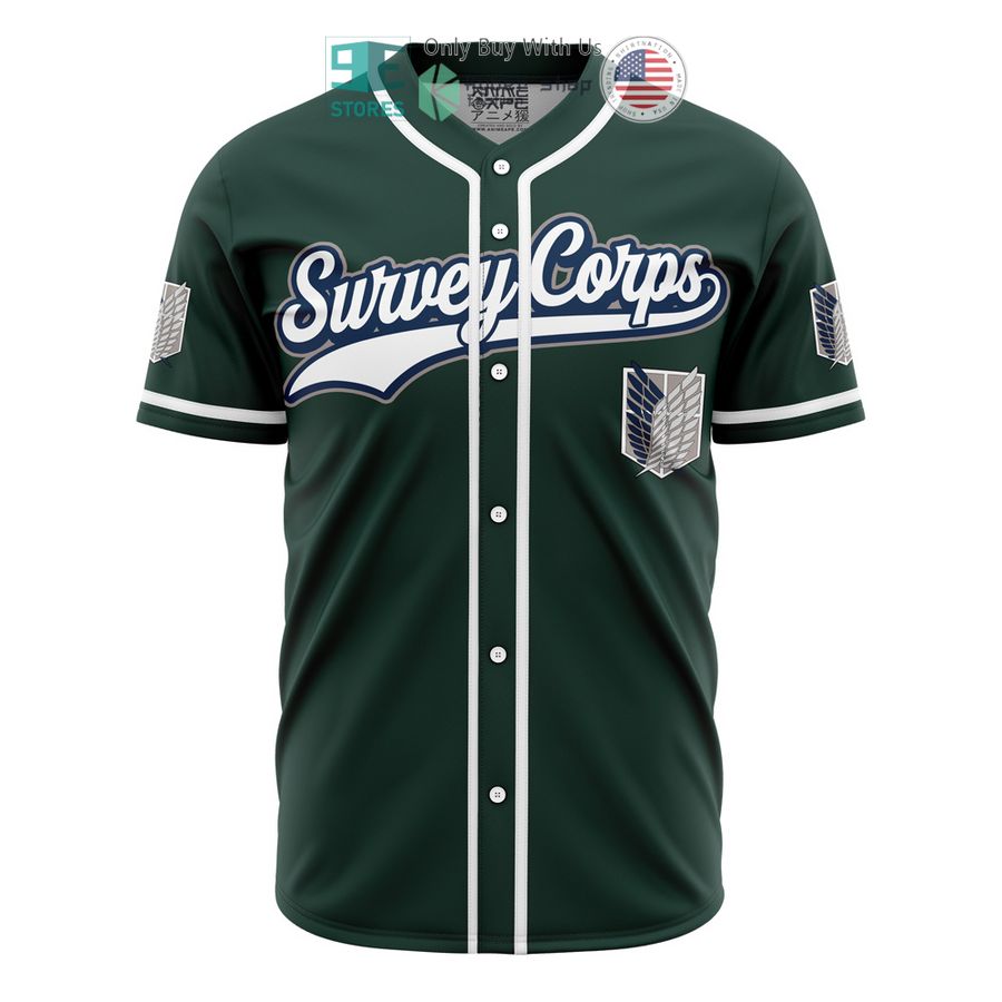 BEST Survey Corps Ackerman Attack on Titan Baseball Jersey Unisex T-shirt, Sweatshirt, Hoodie, Long Sleeve Tee - T-Shirt, Sweatshirt, Hoodie