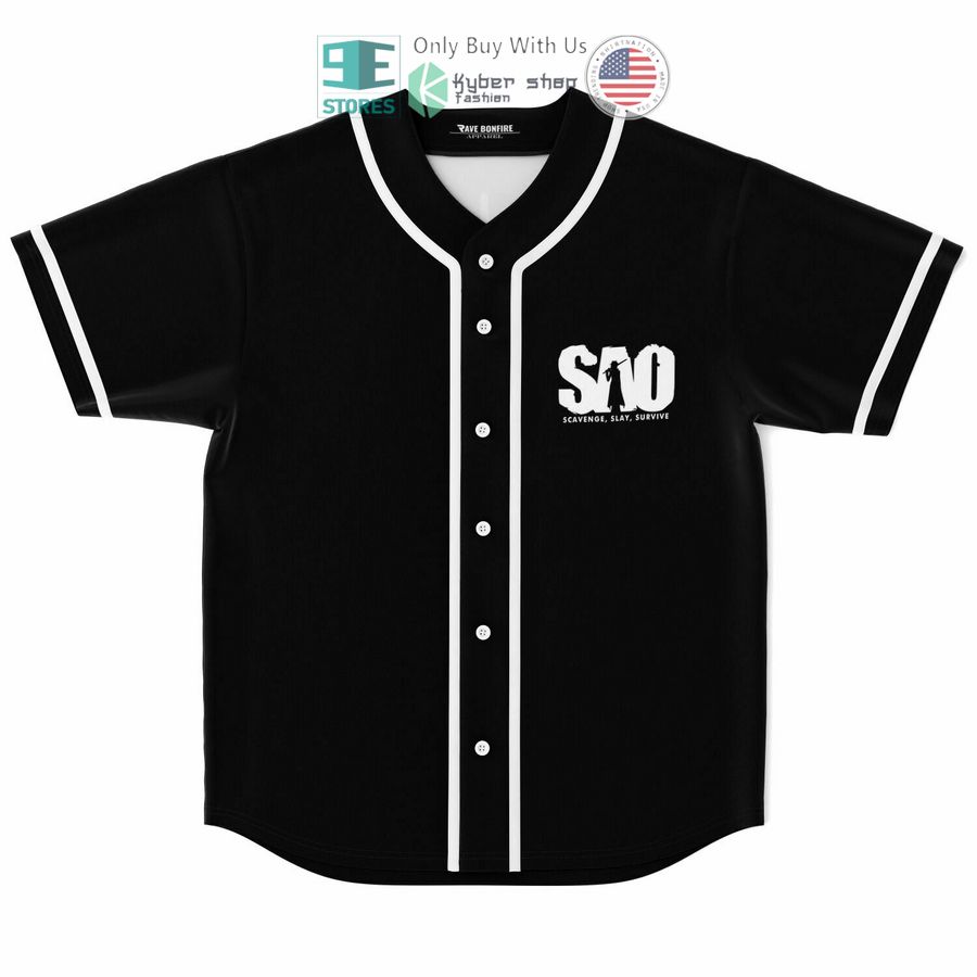 BEST Sword Art Online Scavenge Slay Survive Let's Stay Together Baseball Jersey Unisex T-shirt, Sweatshirt, Hoodie, Long Sleeve Tee - T-Shirt, Sweatshirt, Hoodie