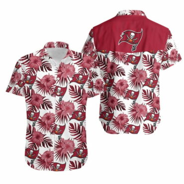 Tampa Bay Buccaneers Bay Breeze Hawaiian Shirt Unisex T-shirt, Sweatshirt, Hoodie, Long Sleeve Tee - T-Shirt, Sweatshirt, Hoodie
