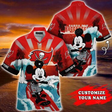 Tampa Bay Buccaneers Buccaneer Beach Hawaiian Shirt Unisex T-shirt, Sweatshirt, Hoodie, Long Sleeve Tee - T-Shirt, Sweatshirt, Hoodie