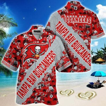 Tampa Bay Buccaneers Conquer The Field Hawaiian Shirt Unisex T-shirt, Sweatshirt, Hoodie, Long Sleeve Tee - T-Shirt, Sweatshirt, Hoodie
