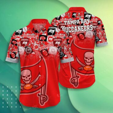 Tampa Bay Buccaneers Island Escape Hawaiian Shirt Unisex T-shirt, Sweatshirt, Hoodie, Long Sleeve Tee - T-Shirt, Sweatshirt, Hoodie
