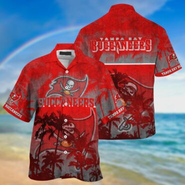 Tampa Bay Buccaneers Pirate Cove Hawaiian Shirt Unisex T-shirt, Sweatshirt, Hoodie, Long Sleeve Tee - T-Shirt, Sweatshirt, Hoodie