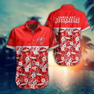 Tampa Bay Buccaneers Pirate Shores Hawaiian Shirt Unisex T-shirt, Sweatshirt, Hoodie, Long Sleeve Tee - T-Shirt, Sweatshirt, Hoodie