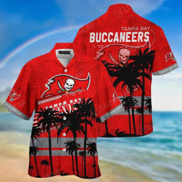 Tampa Bay Buccaneers Skull & Viking Hawaiian Shirt Unisex T-shirt, Sweatshirt, Hoodie, Long Sleeve Tee - T-Shirt, Sweatshirt, Hoodie