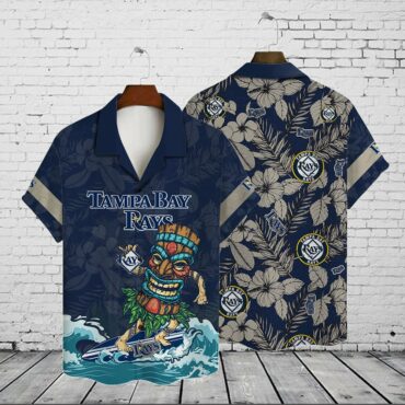 Tampa Bay Rays Tiki Vibes Hawaiian Shirt Unisex T-shirt, Sweatshirt, Hoodie, Long Sleeve Tee - T-Shirt, Sweatshirt, Hoodie