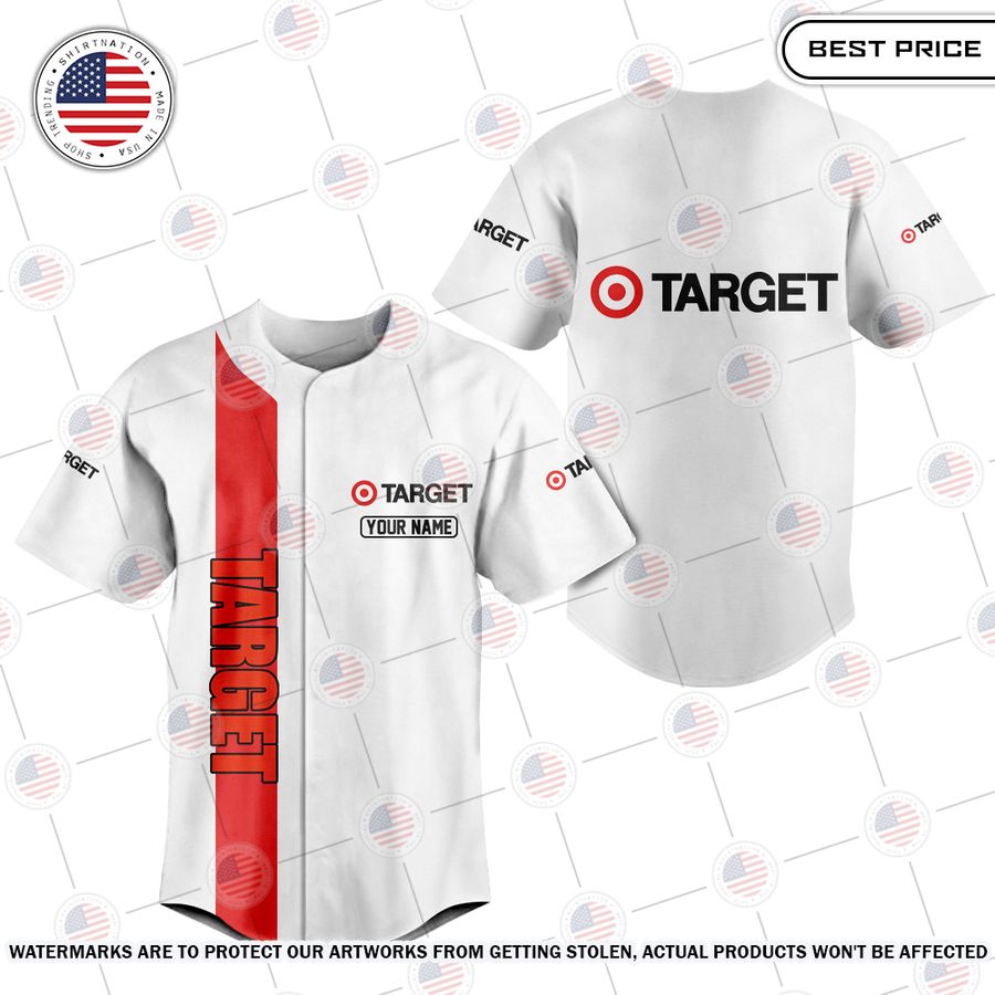 NEW Target Custom Baseball Jersey Unisex T-shirt, Sweatshirt, Hoodie, Long Sleeve Tee - T-Shirt, Sweatshirt, Hoodie