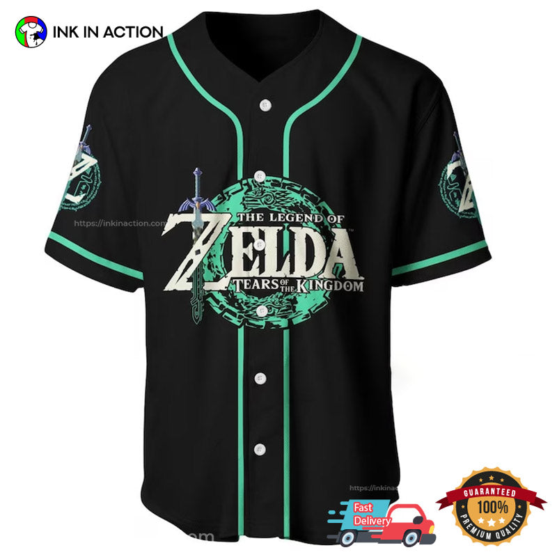 Tears Of The Kingdom Zelda Baseball Jersey Unisex T-shirt, Sweatshirt, Hoodie, Long Sleeve Tee - T-Shirt, Sweatshirt, Hoodie