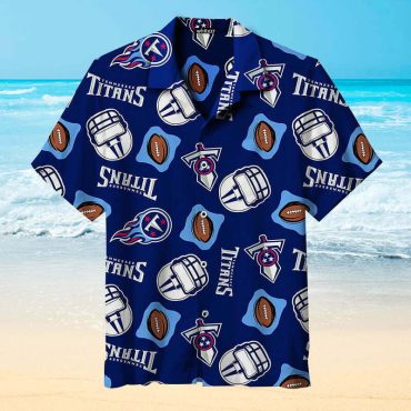 Tennessee Titans Playmaker Paradise Hawaiian Shirt Unisex T-shirt, Sweatshirt, Hoodie, Long Sleeve Tee - T-Shirt, Sweatshirt, Hoodie