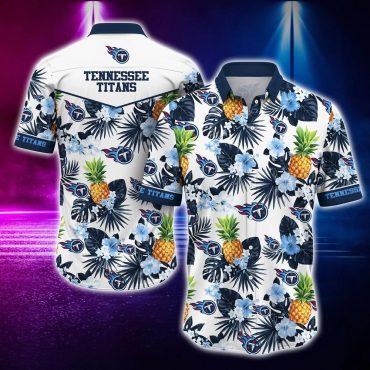 Tennessee Titans Tropical Spirit Hawaiian Shirt Unisex T-shirt, Sweatshirt, Hoodie, Long Sleeve Tee - T-Shirt, Sweatshirt, Hoodie
