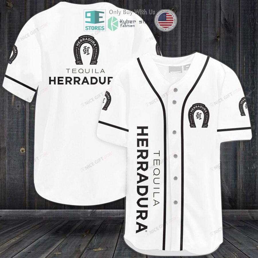 BEST Tequila Herradura logo white Baseball Jersey Unisex T-shirt, Sweatshirt, Hoodie, Long Sleeve Tee - T-Shirt, Sweatshirt, Hoodie