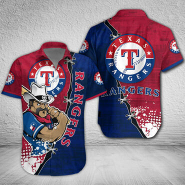 Texas Rangers Cowboy Spirit Hawaiian Shirt Unisex T-shirt, Sweatshirt, Hoodie, Long Sleeve Tee - T-Shirt, Sweatshirt, Hoodie
