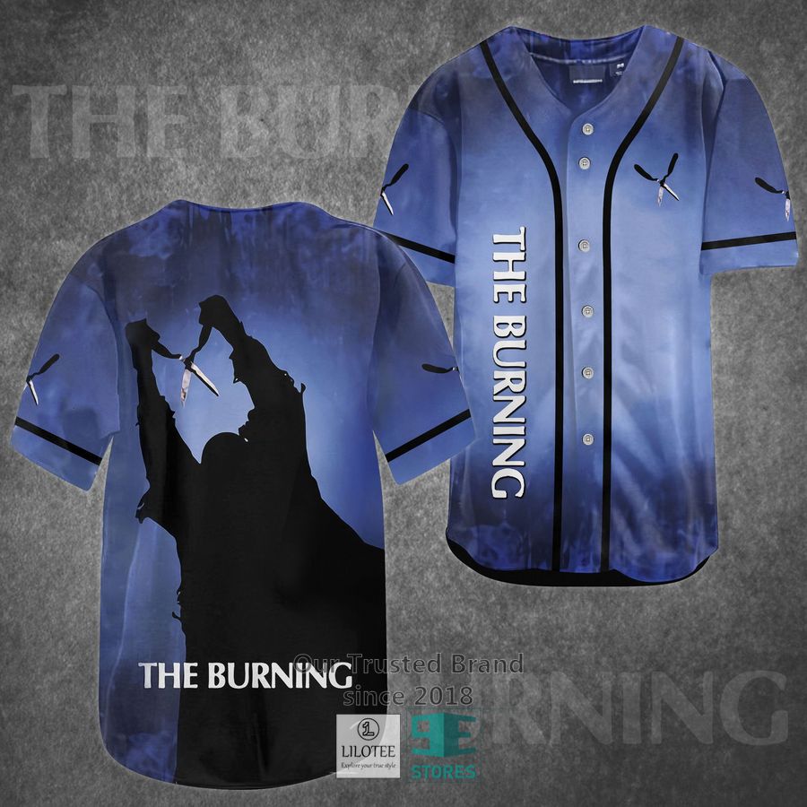 The Burning Horror Movie Baseball Jersey Unisex T-shirt, Sweatshirt, Hoodie, Long Sleeve Tee - T-Shirt, Sweatshirt, Hoodie