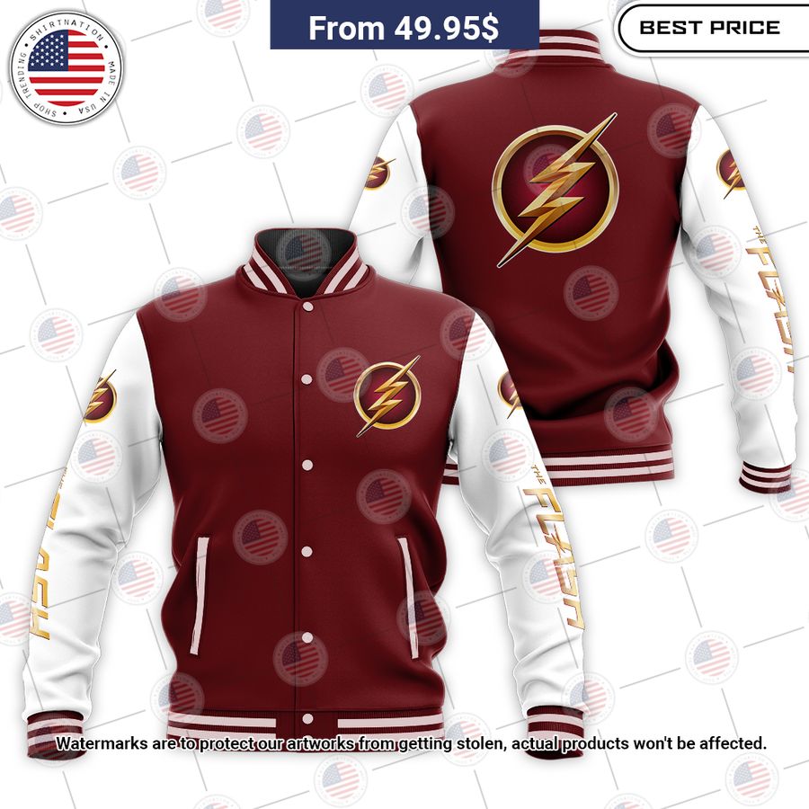 HOT The Flash Baseball Jacket Unisex T-shirt, Sweatshirt, Hoodie, Long Sleeve Tee - T-Shirt, Sweatshirt, Hoodie