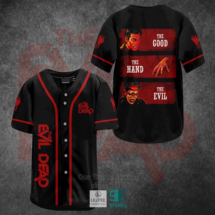The Good The Hand The Evil Horror Movie Baseball Jersey Unisex T-shirt, Sweatshirt, Hoodie, Long Sleeve Tee - T-Shirt, Sweatshirt, Hoodie
